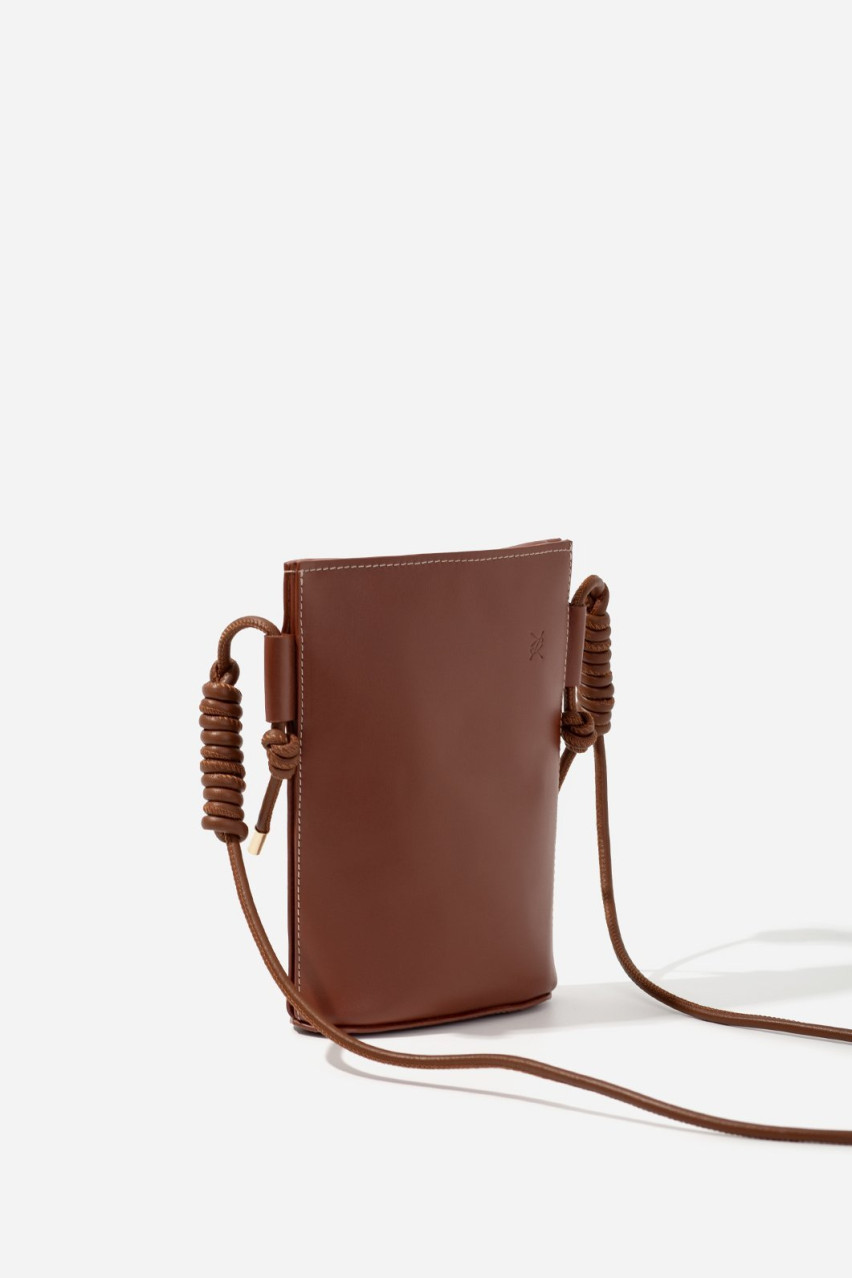 Коричнева сумка Pocket Kachorovska