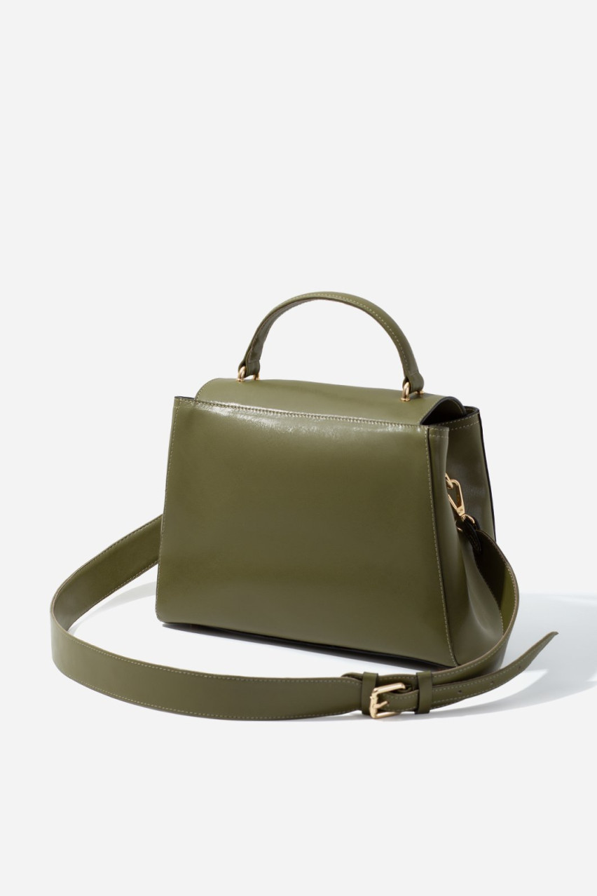 Оливкова сумка Erna Soft New Kachorovska