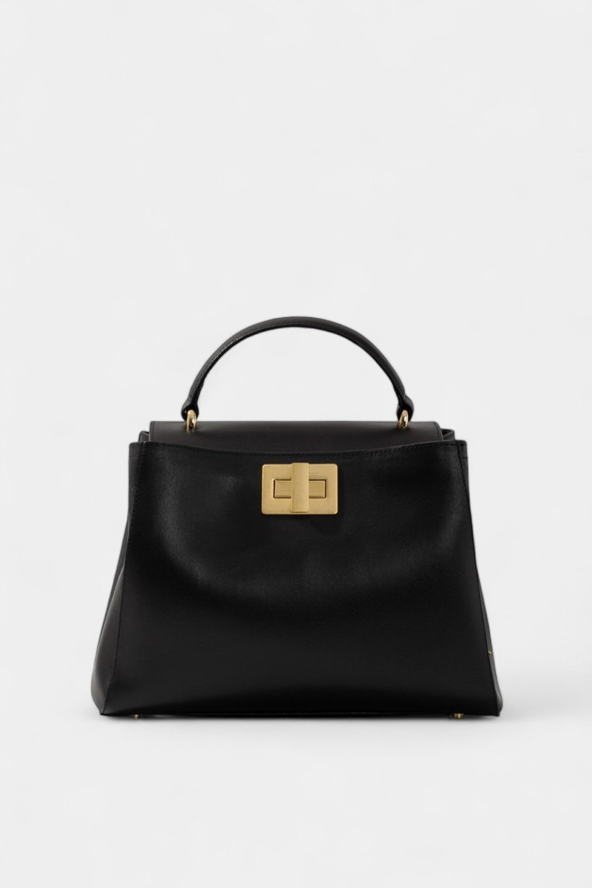 Чёрная сумка Erna Soft New Kachorovska