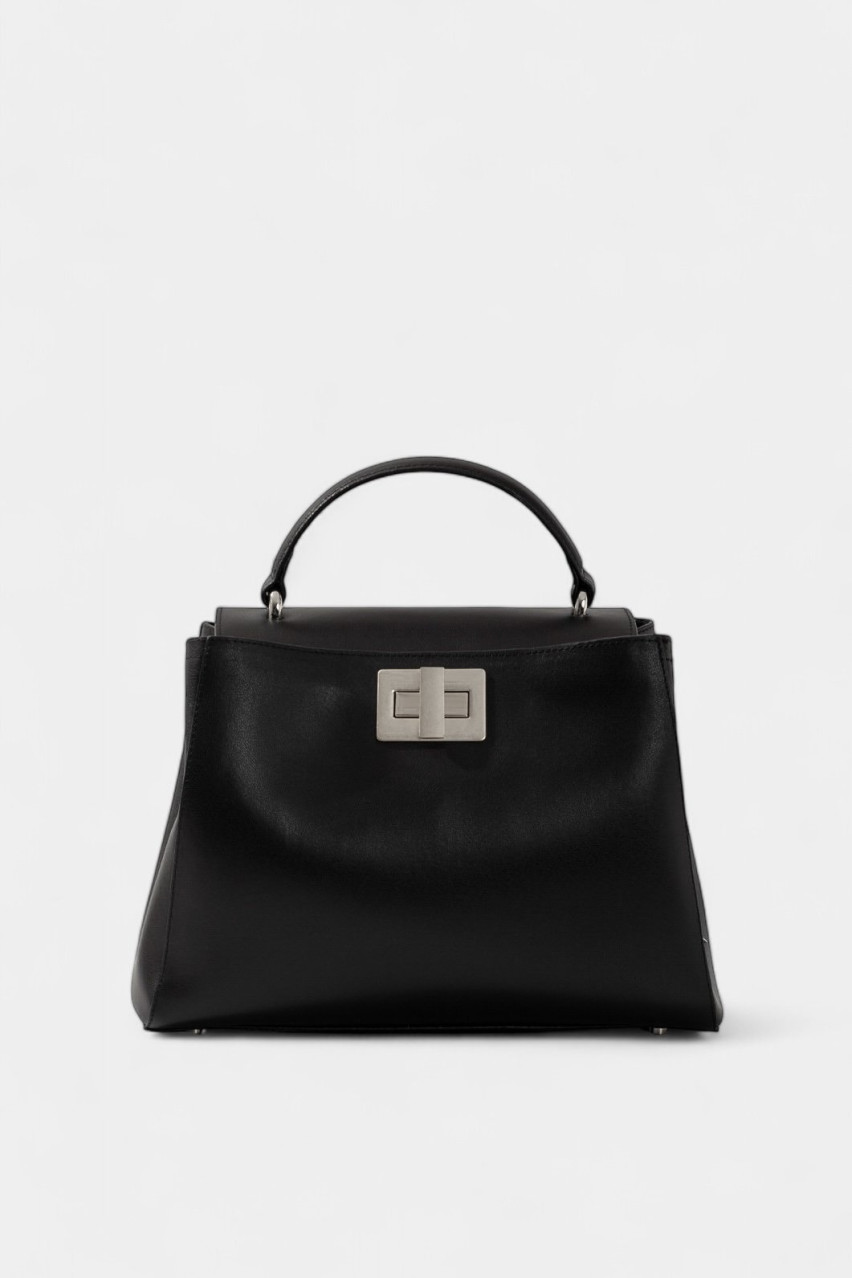 Чорна сумка Erna Soft New L9932 Kachorovska