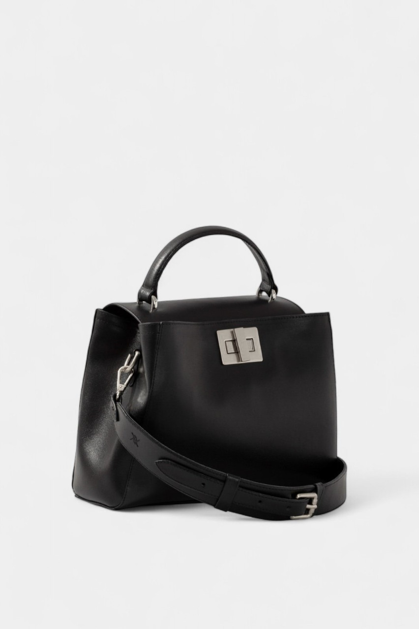 Чорна сумка Erna Soft New L9932 Kachorovska