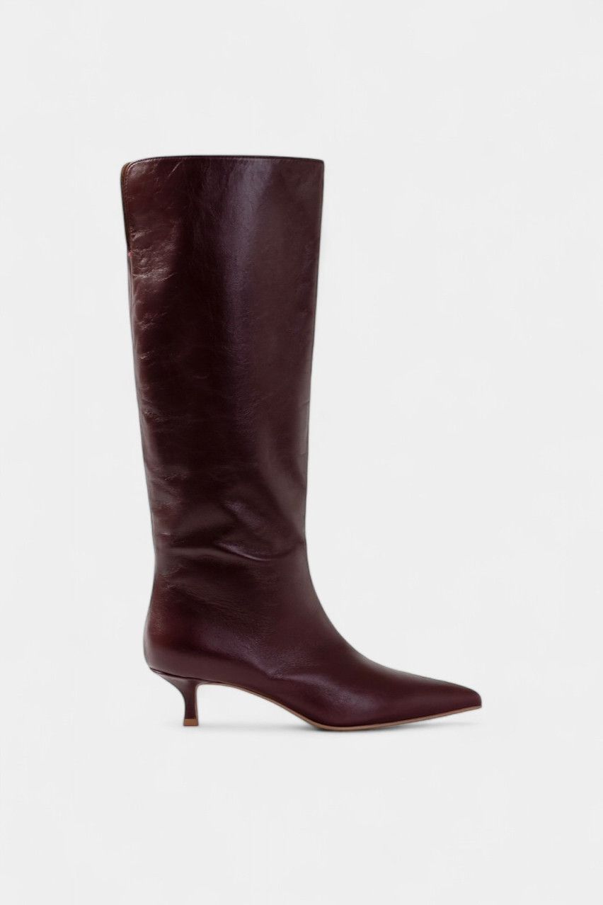 Бордовые сапоги Connie B8324005 Kachorovska