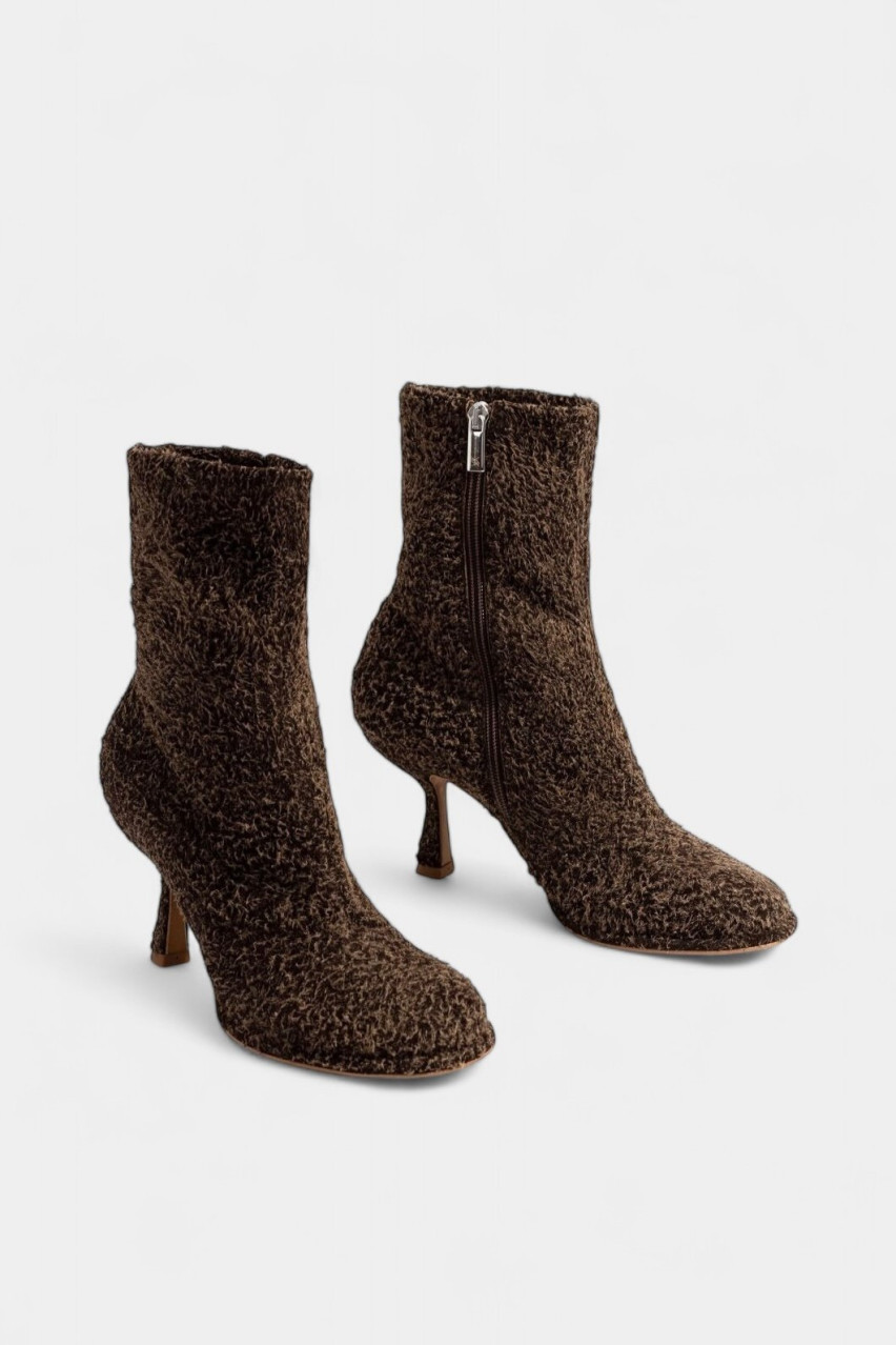 Коричневі ботільйони Blanca Zip BO8836001 Kachorovska