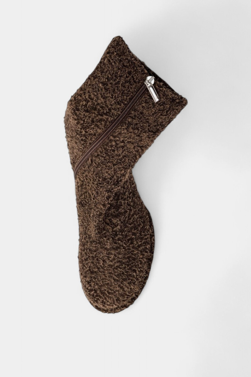 Коричневі ботільйони Blanca Zip BO8836001 Kachorovska