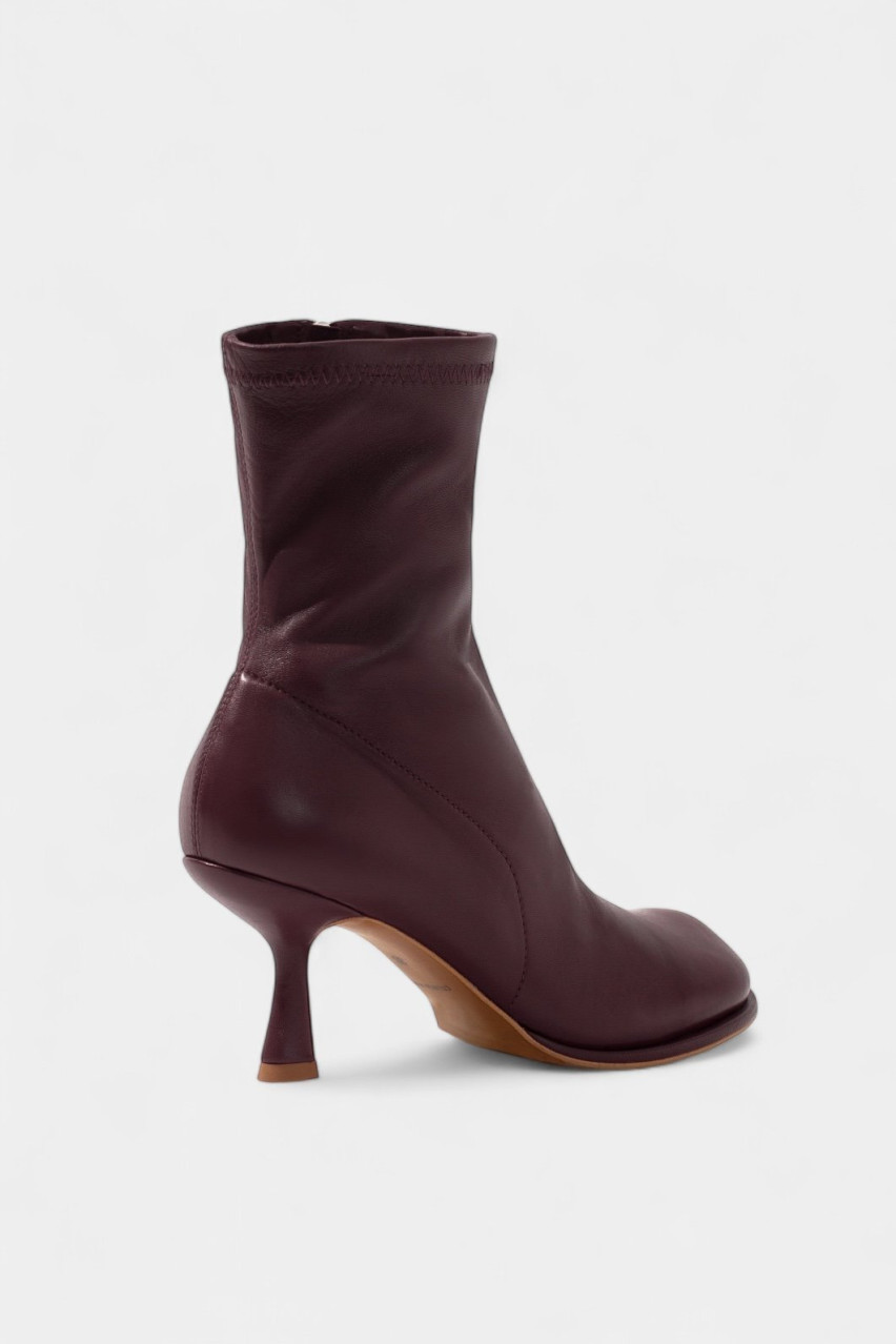 Бордові ботільйони Blanca Zip BO7249001 Kachorovska