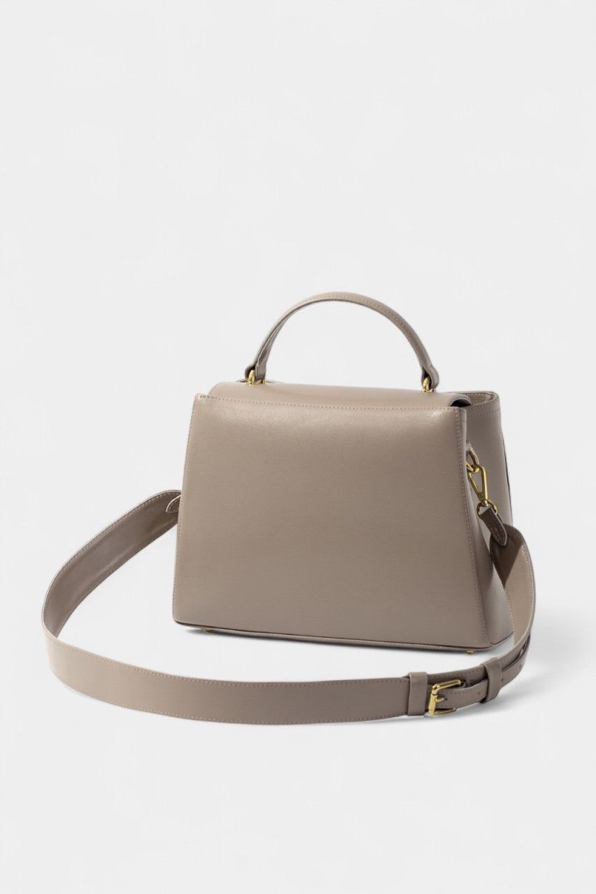 Сіра сумка Erna New L0334 Kachorovska (золота фурнітура)