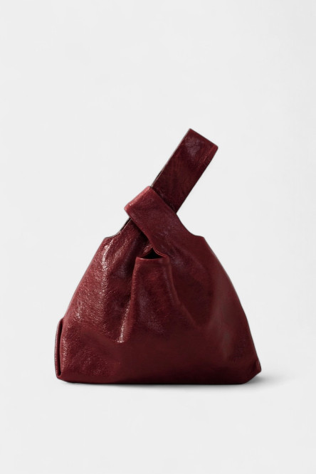 Бордовая сумка Pranzo Pouch