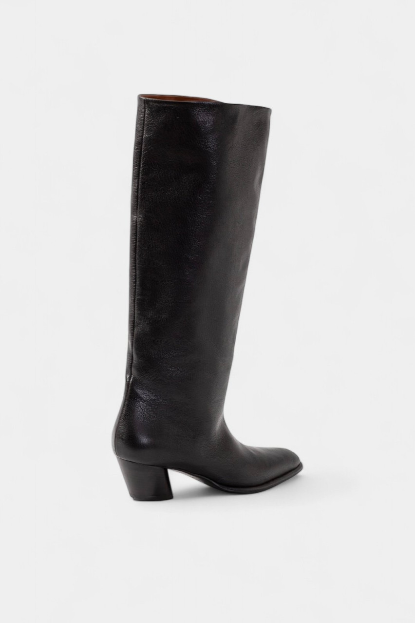 Чорні чоботи Rosalia B2244847001 Kachorovska (блискуча шкіра)