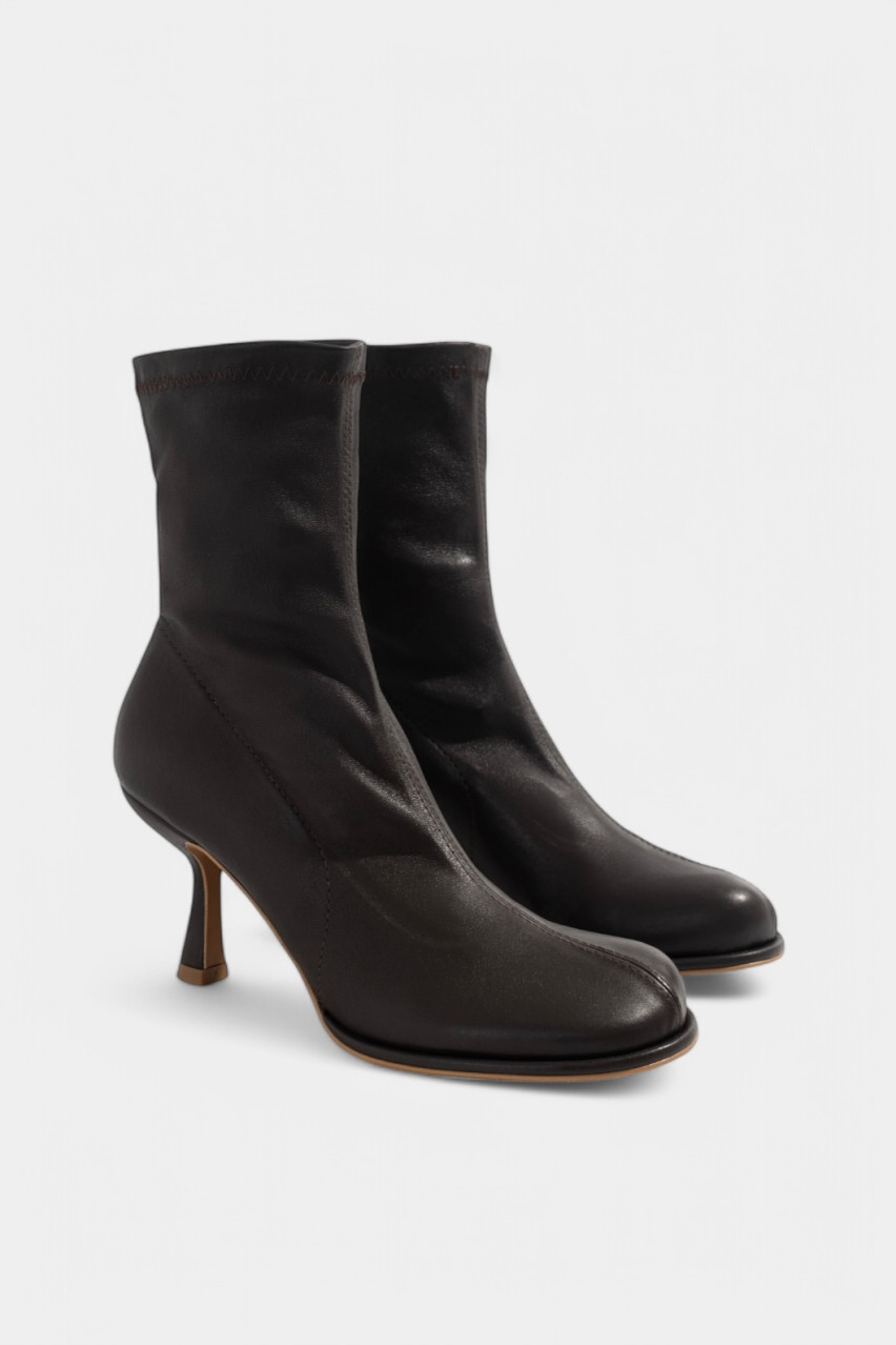 Темно-коричневые ботильоны Blanca BO7249001 L9922 Kachorovska