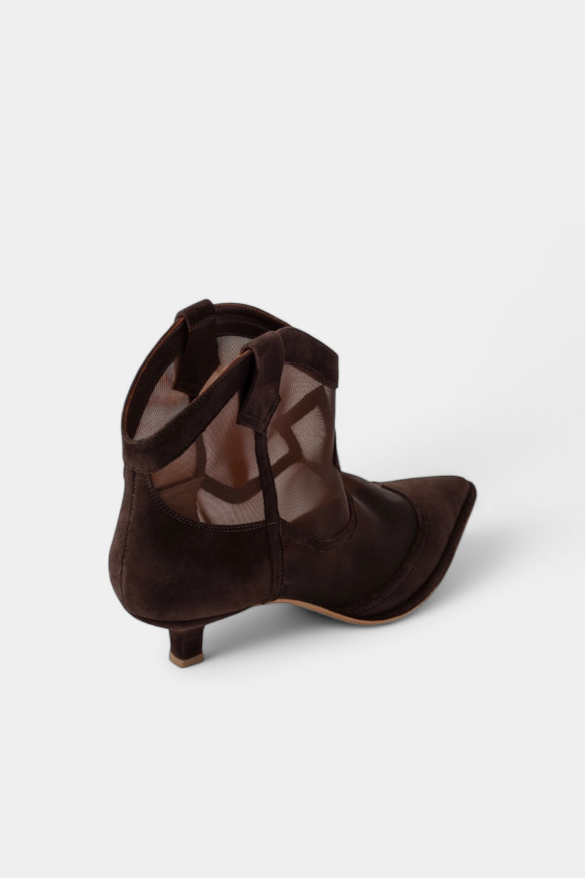 Коричневые ковбойки Cherilyn с сеткой BO8324002 Z0053 Kachorovska