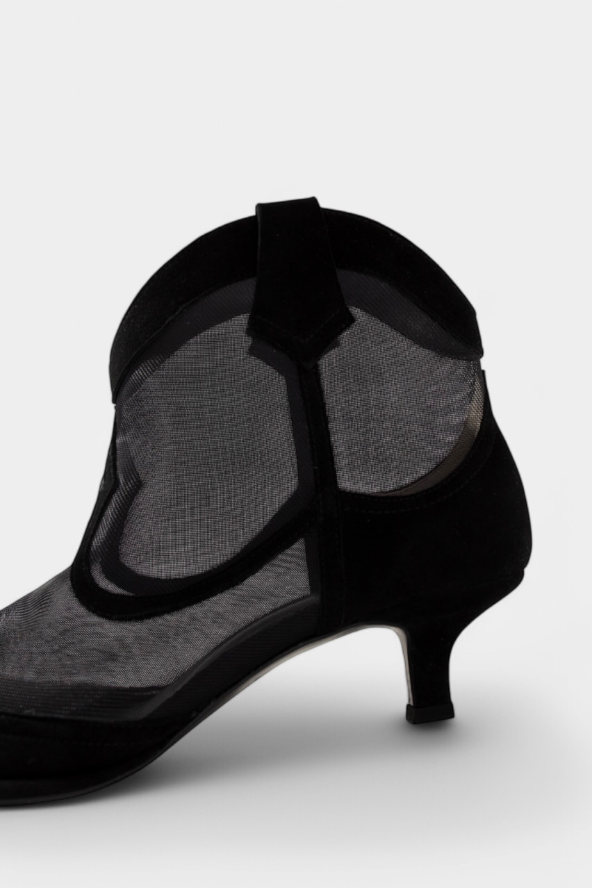 Черные ковбойки Cherilyn с сеткой BO8324002 Z0258 Kachorovska