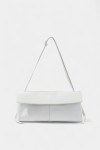 Біла сумка Rebecca Baguette