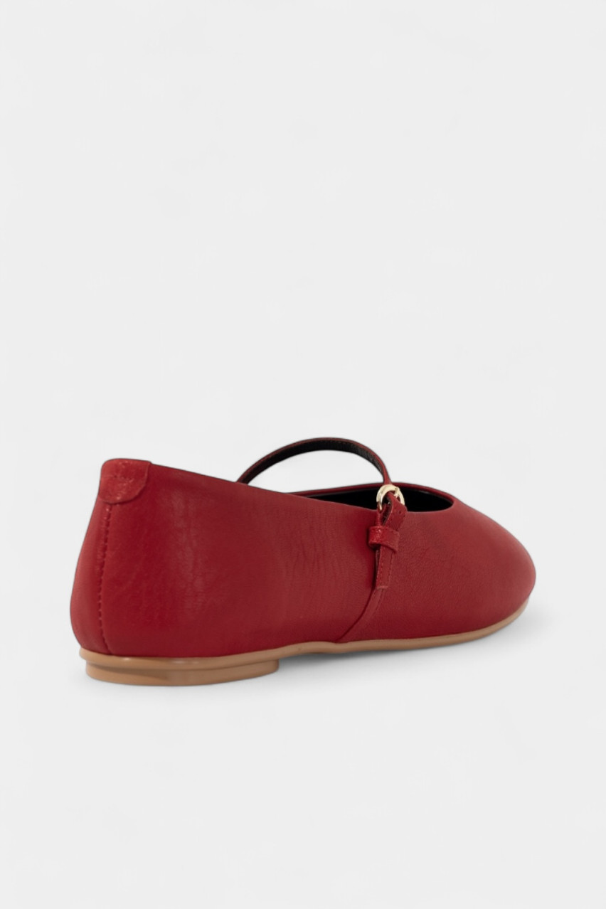 Красные балетки Emily PF3806021 L9923 Kachorovska