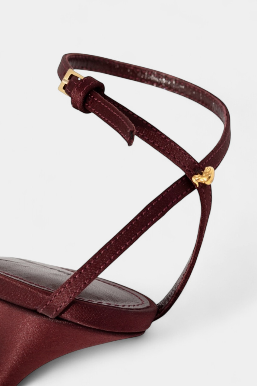 Бордові босоніжки Leona SL6294009 T0131 Kachorovska