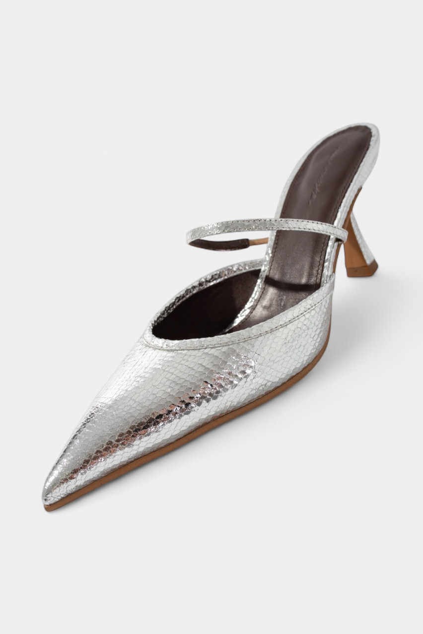 Серебряные мюли Suzy P2891001 L9879 Kachorovska