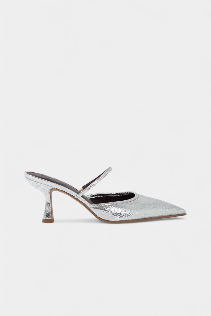 Серебряные мюли Suzy P2891001 L9879 Kachorovska