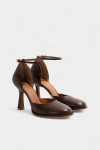 Темно-коричневі туфлі Amanda