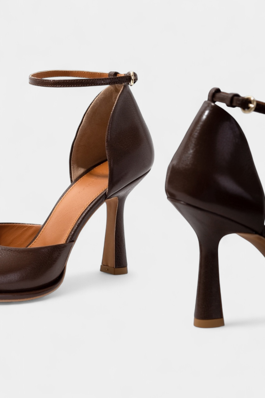 Темно-коричневые туфли Amanda Р6168006 L0048 Kachorovska
