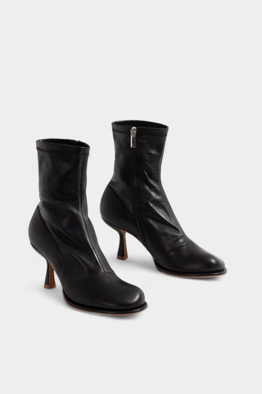 Черные ботильоны Blanca Zip BO8836001 Kachorovska