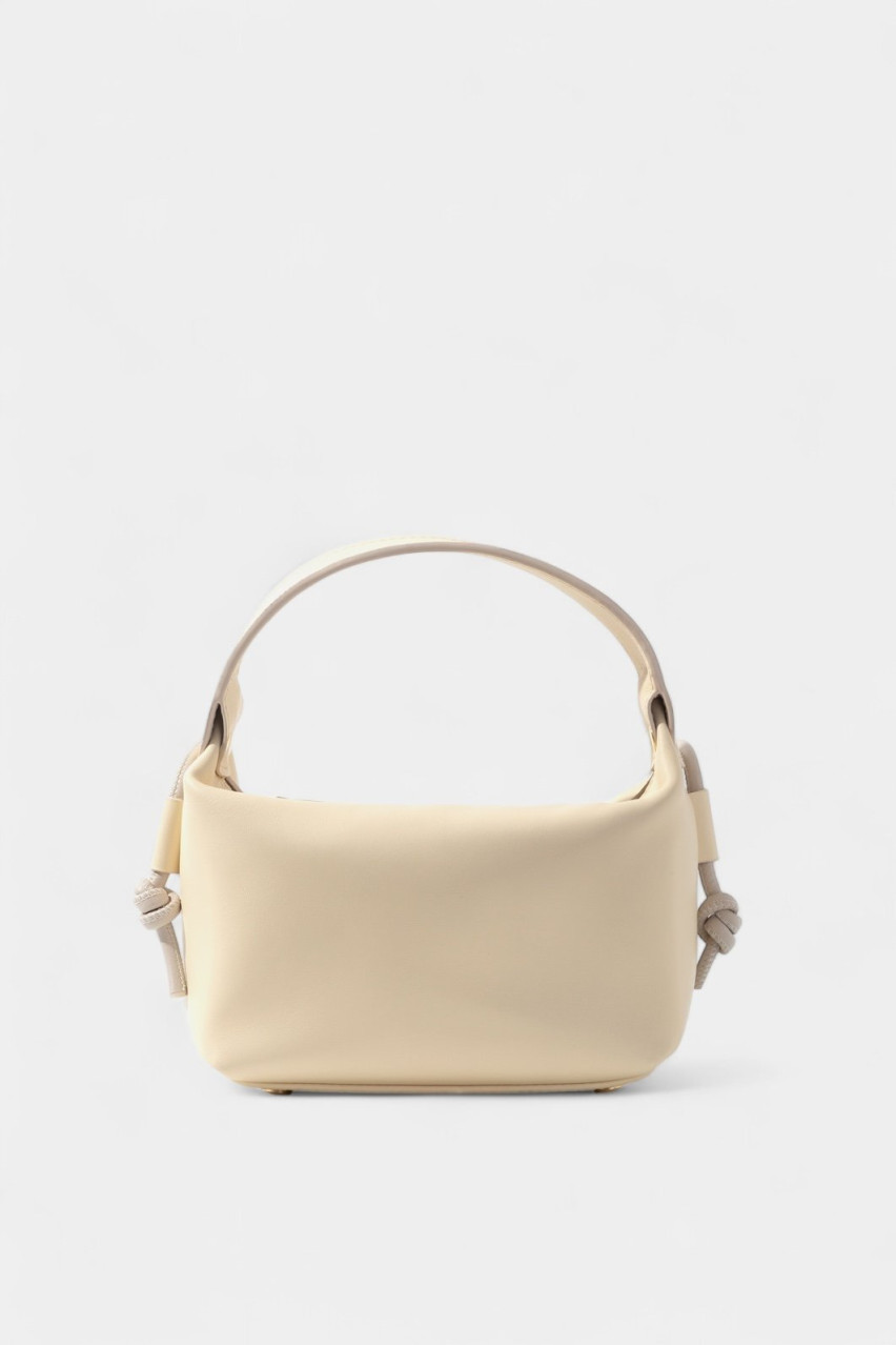 Бежевая сумка Selma Micro Kachorovska