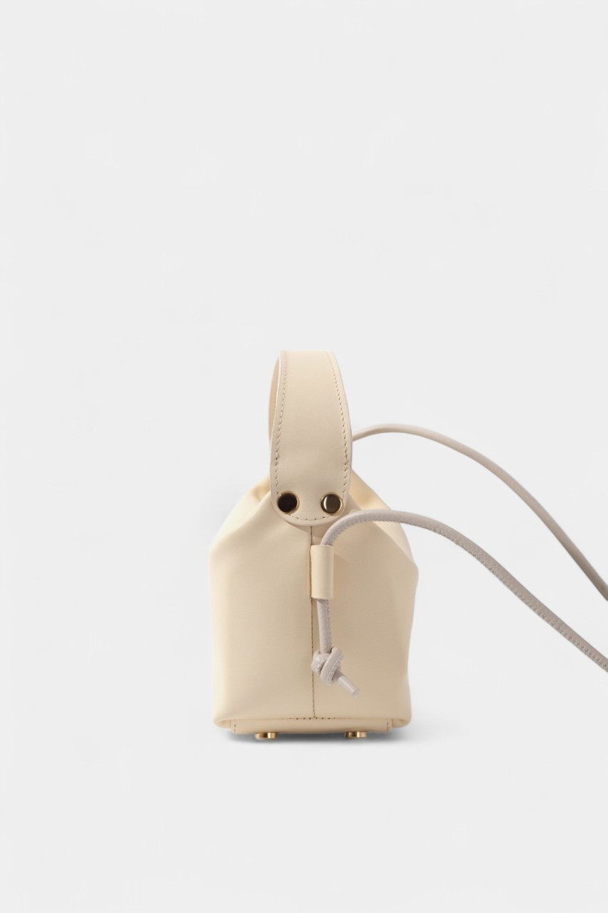 Бежевая сумка Selma Micro Kachorovska