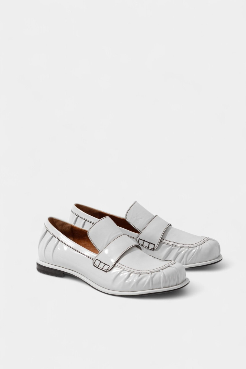 Білі лофери Seleste Kachorovska