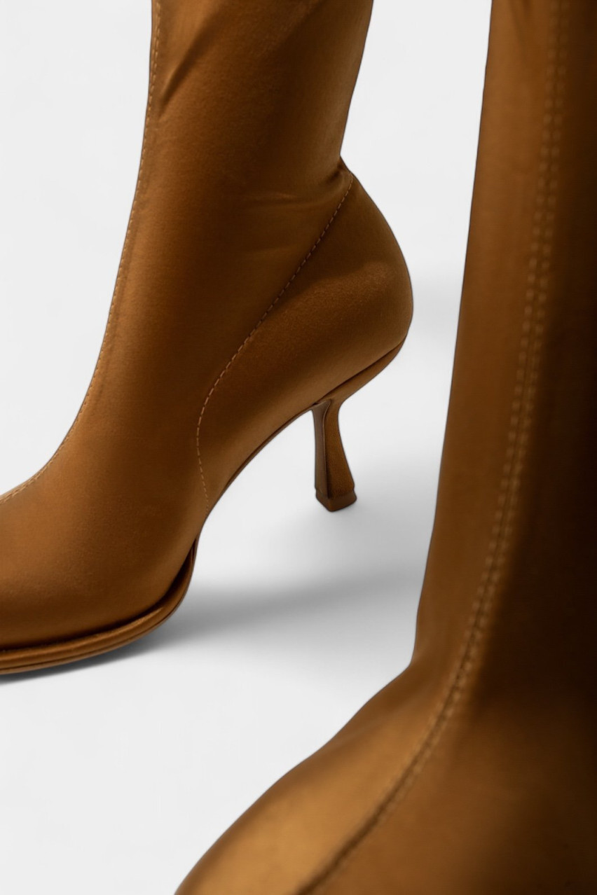 Коричневые ботильоны Blanca Kachorovska