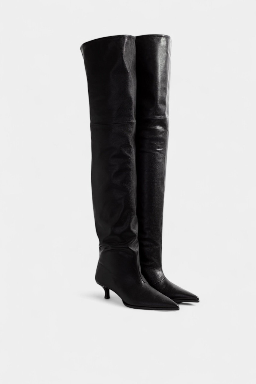 Чорні ботфорти Alia BH8324002 Kachorovska