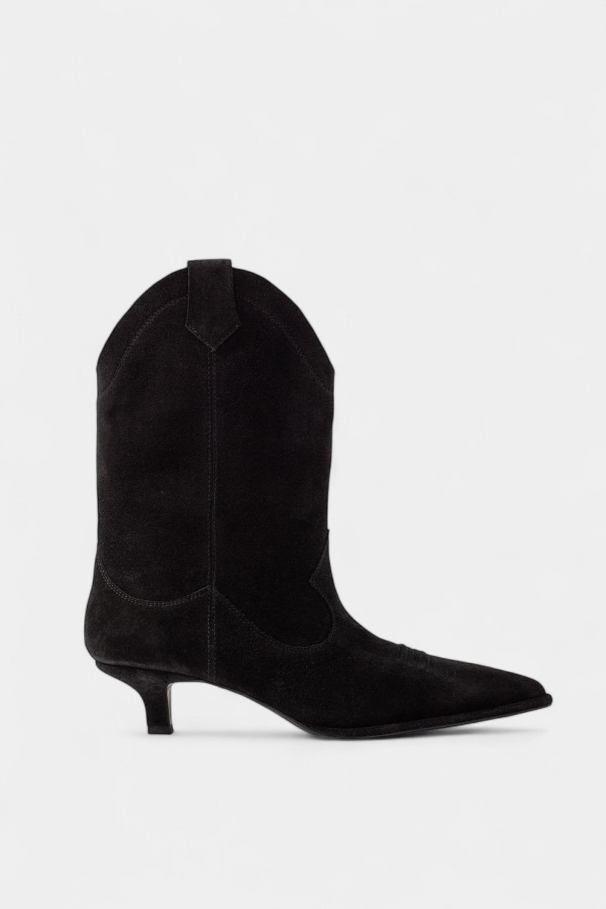 Черные ковбойки Gwen B8324004 Качоровская (замша)