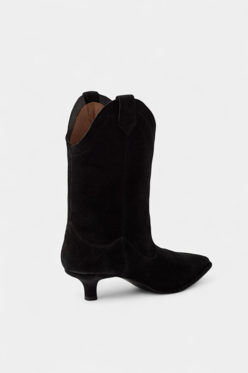 Черные ковбойки Gwen B8324004 Качоровская (замша)