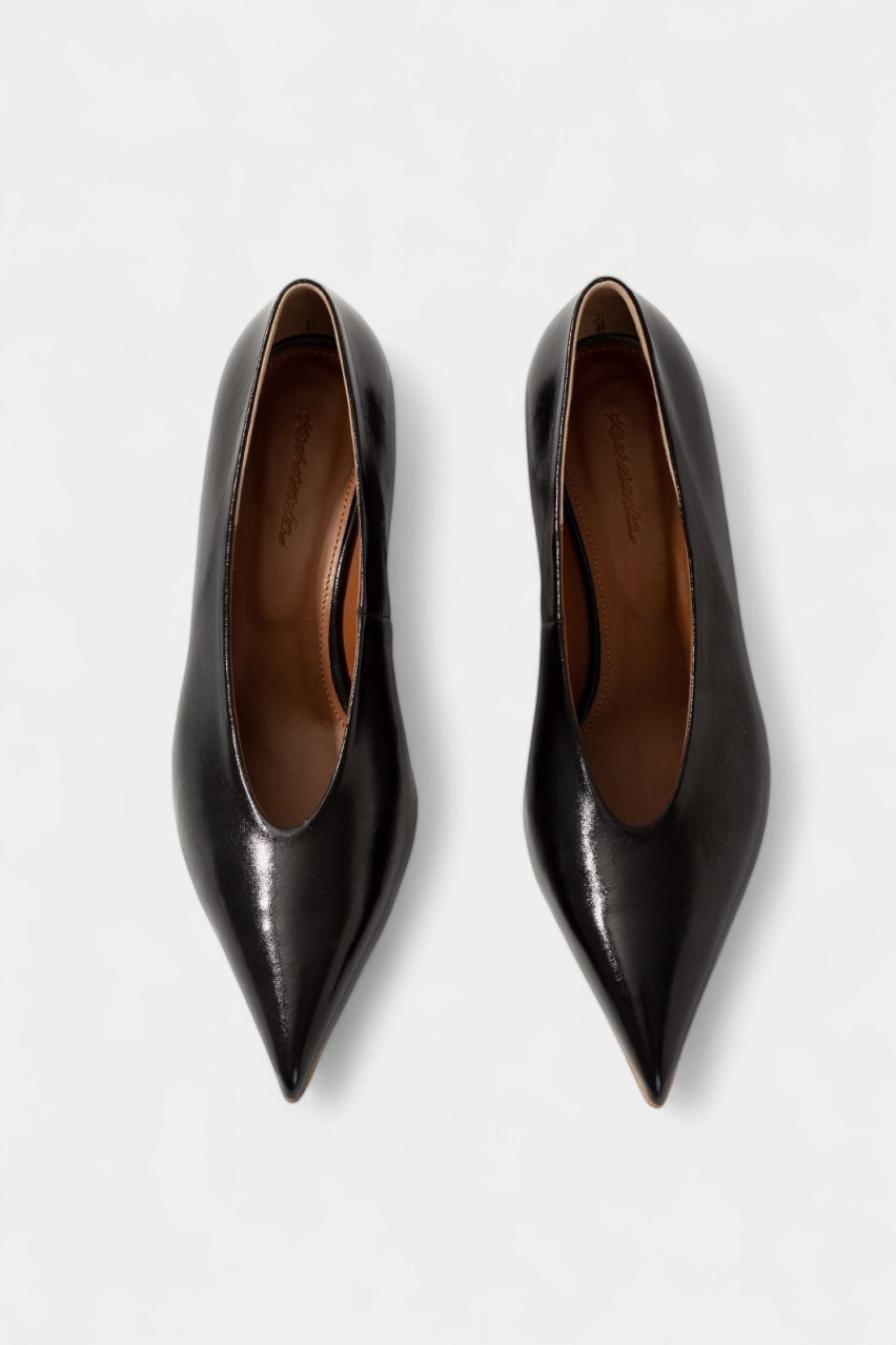 Черные туфли Camille Kitten Heel P9212011 Kachorovska