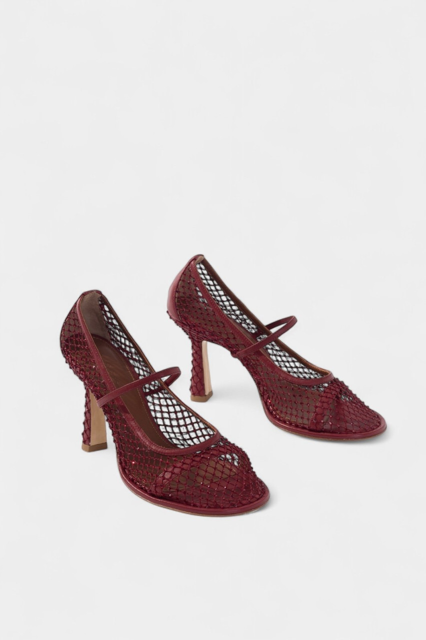 Бордові туфлі Jerry P6168002 Kachorovska