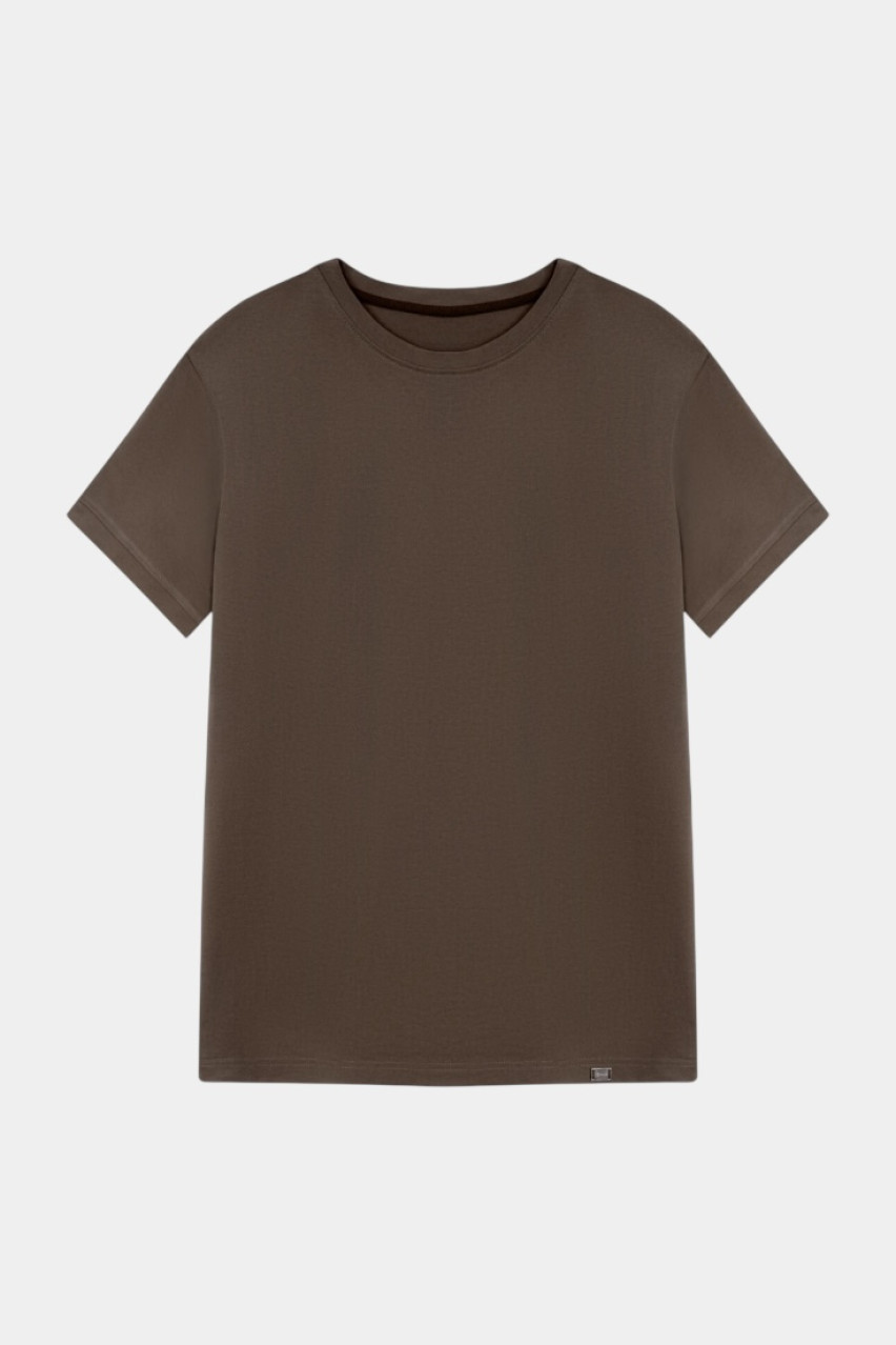 Коричнева базова оверсайз футболка KateLab