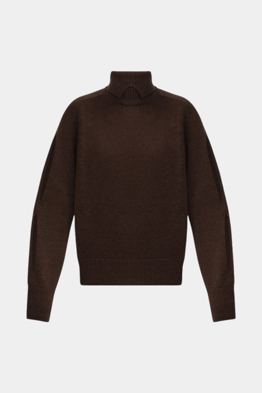 Темно-коричневий светр SAW242501 KATERINA KVIT