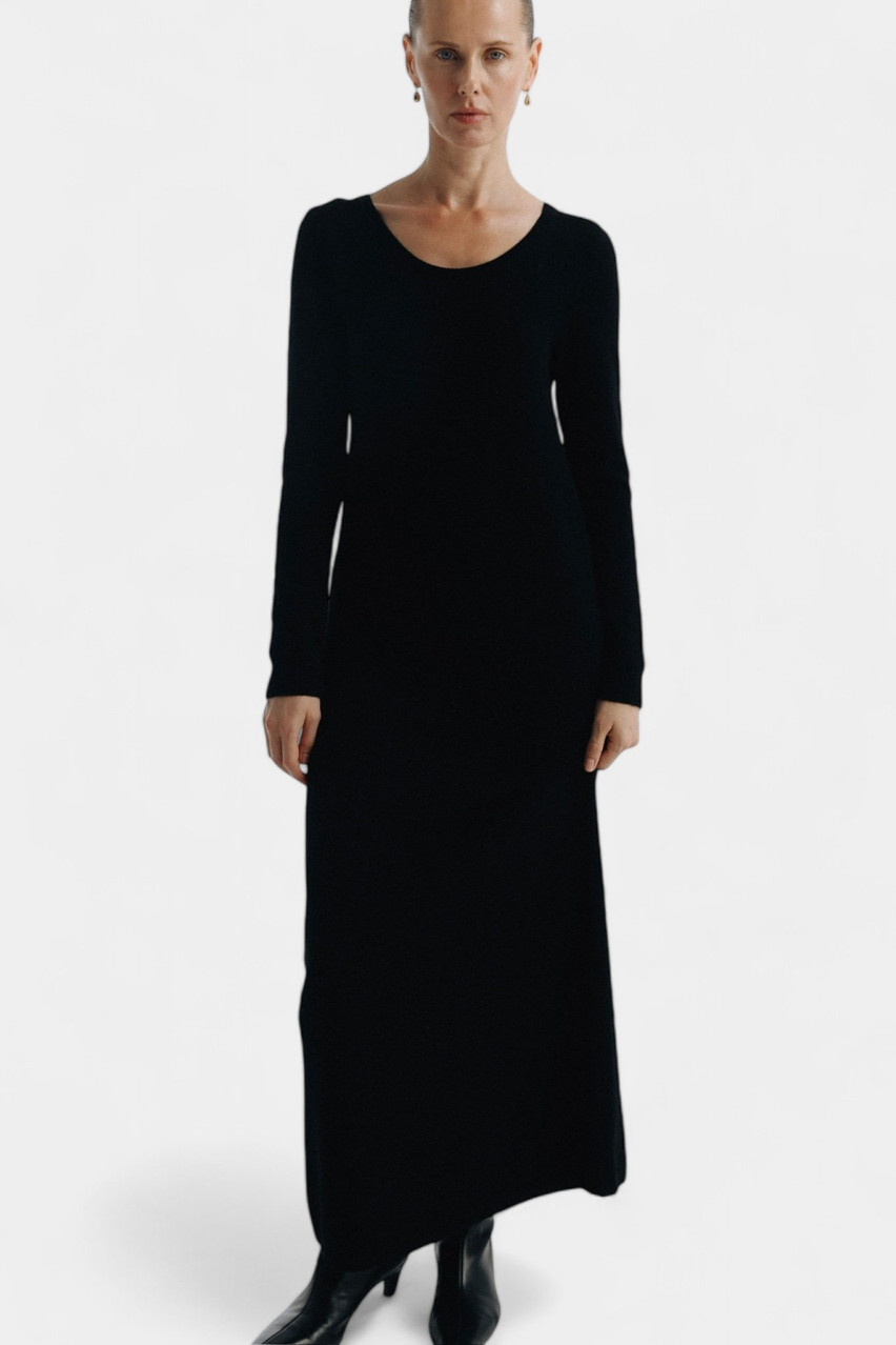 Черное платье PAW242504 KATERINA KVIT