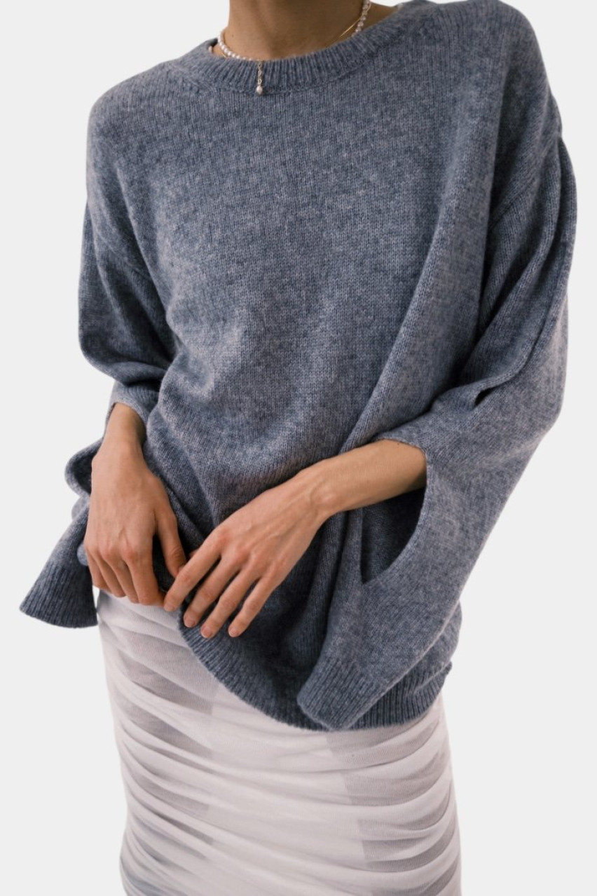 Сірий светр SAW242505 KATERINA KVIT