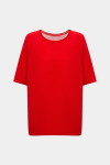 Червона трикотажна футболка