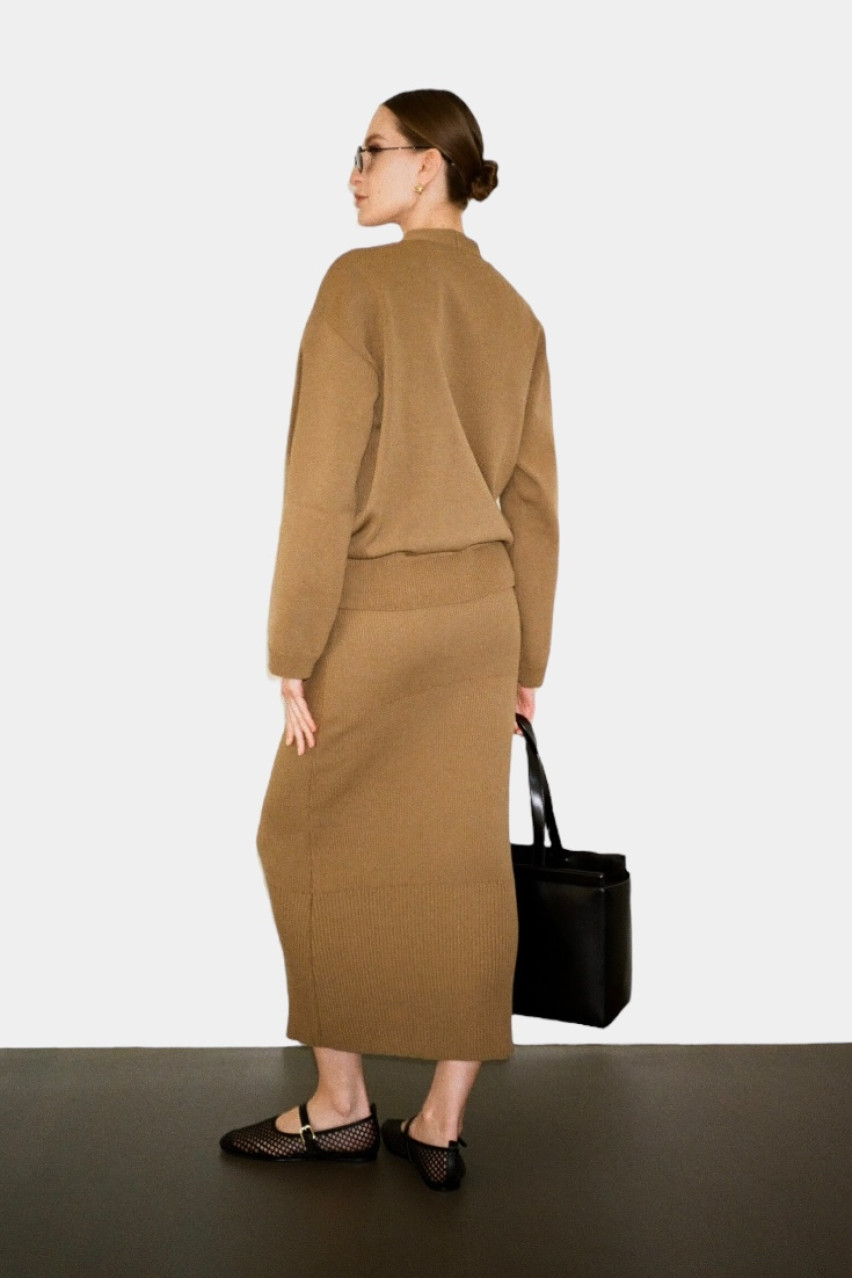 Бежевий кардиган GSS250002 KATERINA KVIT