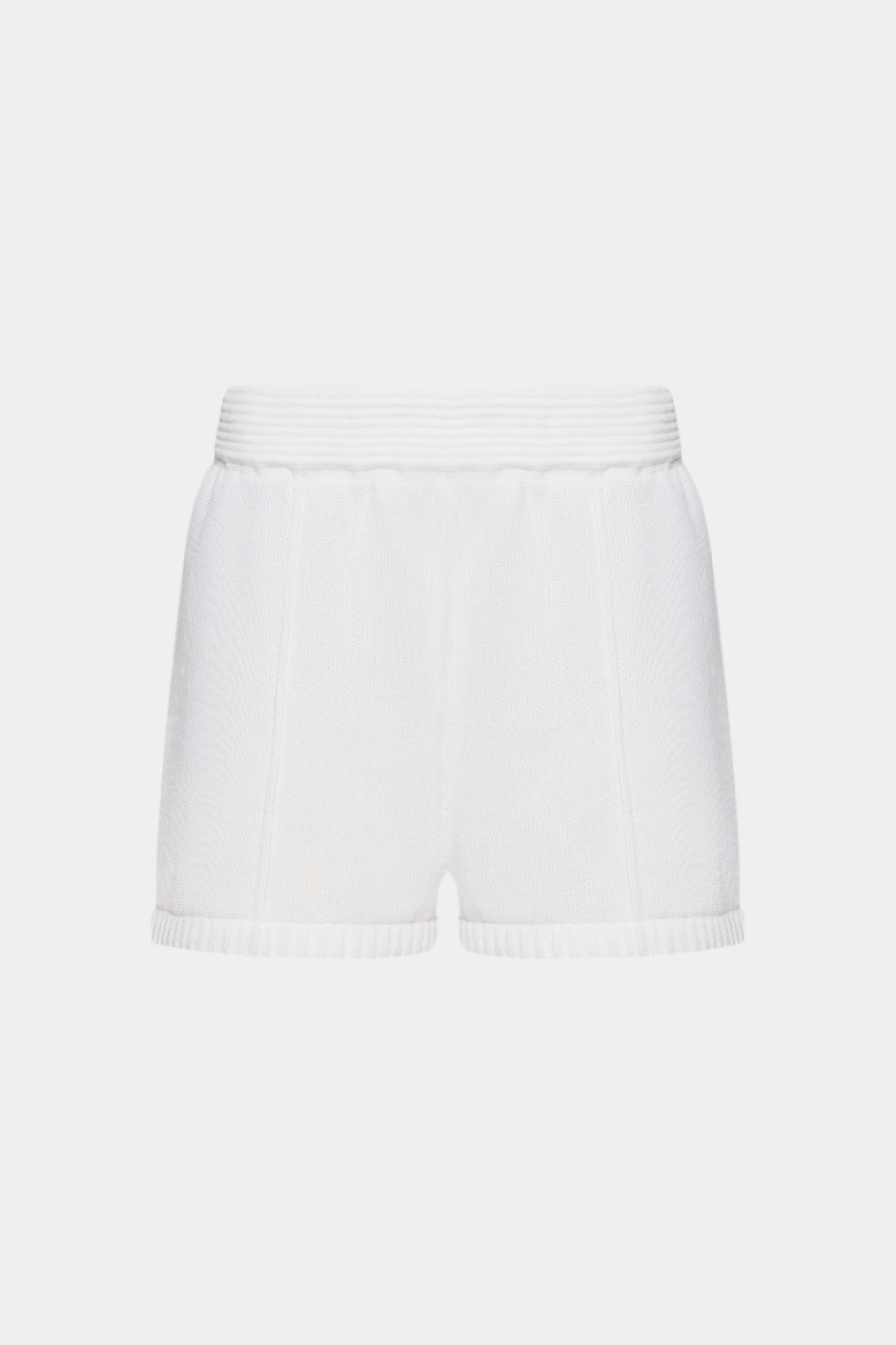Білі бавовняні шорти BSS250007 KATERINA KVIT