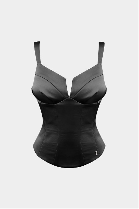 Чорний корсет Kovalchak