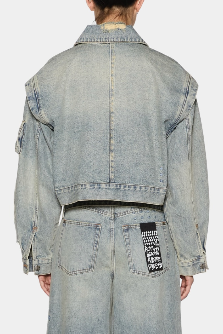 Светло-голубая джинсовая куртка Campbell Echoes WSP25JK009 Ksubi