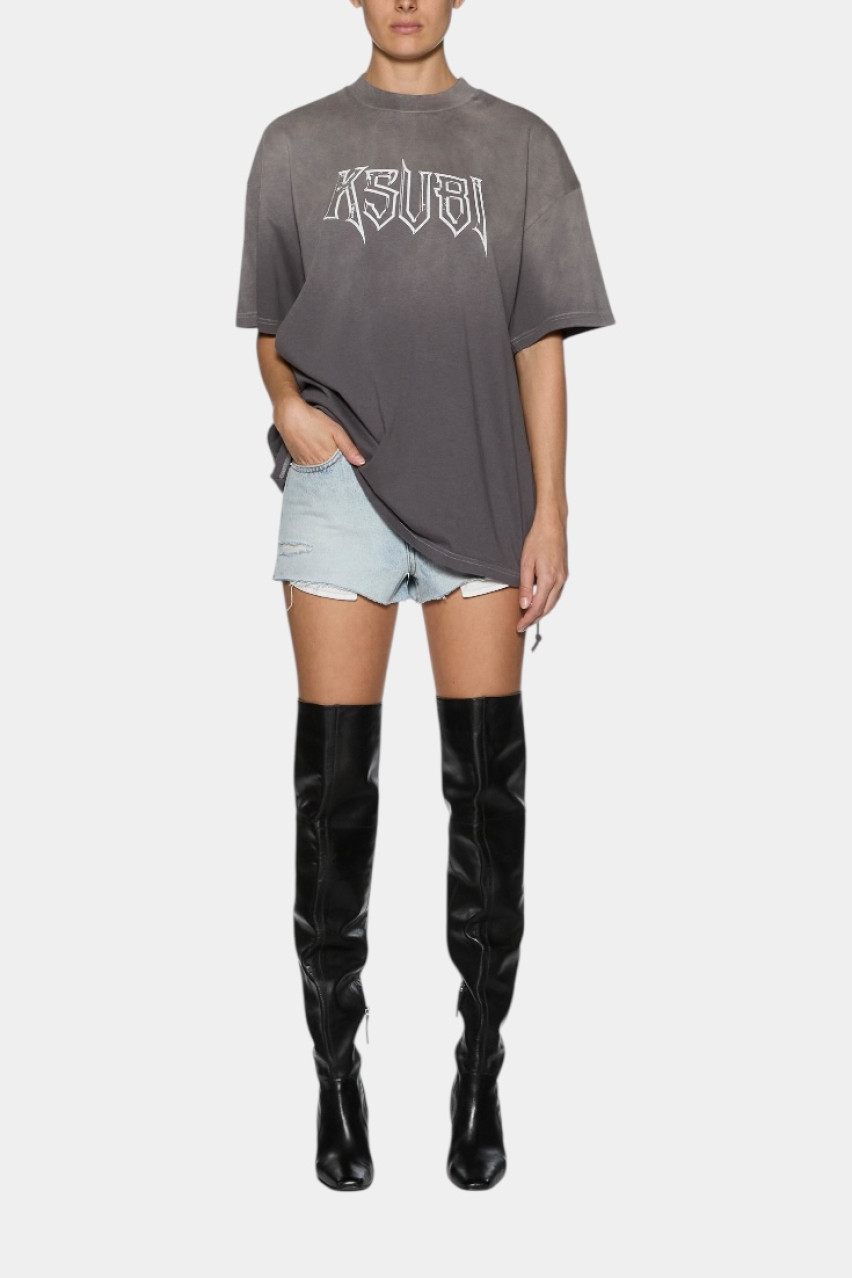 Графітова футболка Kingdom Boyfriend Charcoal WSP25TE008 Ksubi