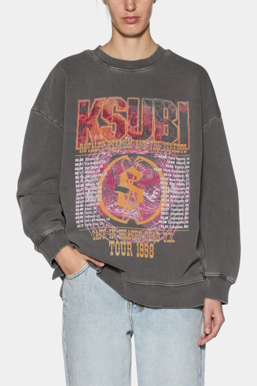 Графітовий світшот Kickstart Oh G Charcoal WSP25FL002 Ksubi