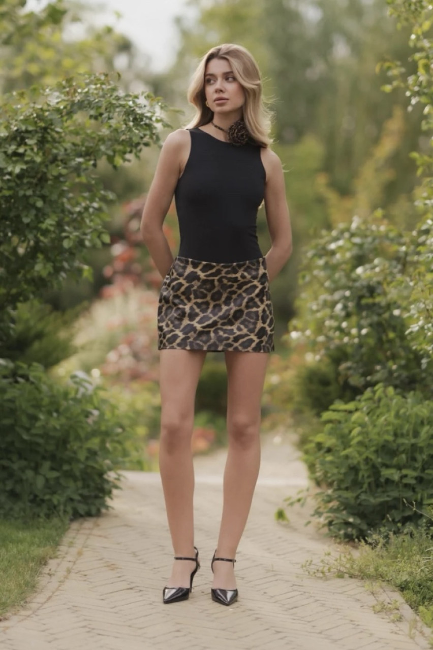 Леопардовая юбка Leo LILCORNER