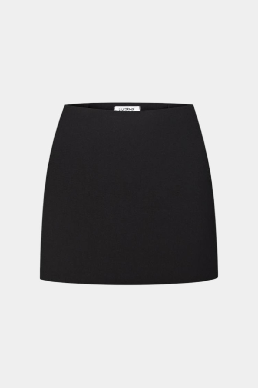 Черная юбка-шорты LILCORNER