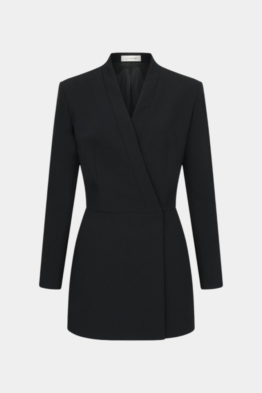 Черное платье-жакет 163 LILI MAGER