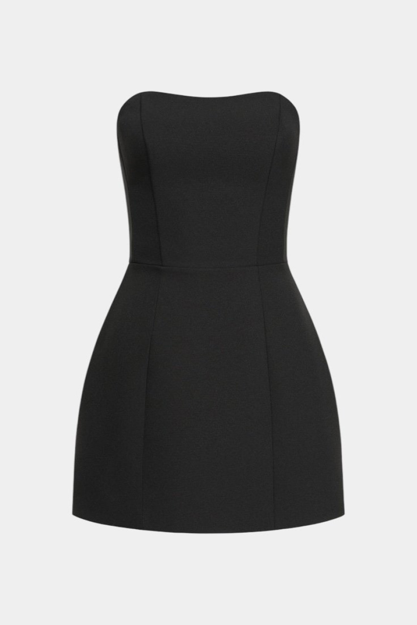 Черное корсетное миниплатье 113 LILI MAGER