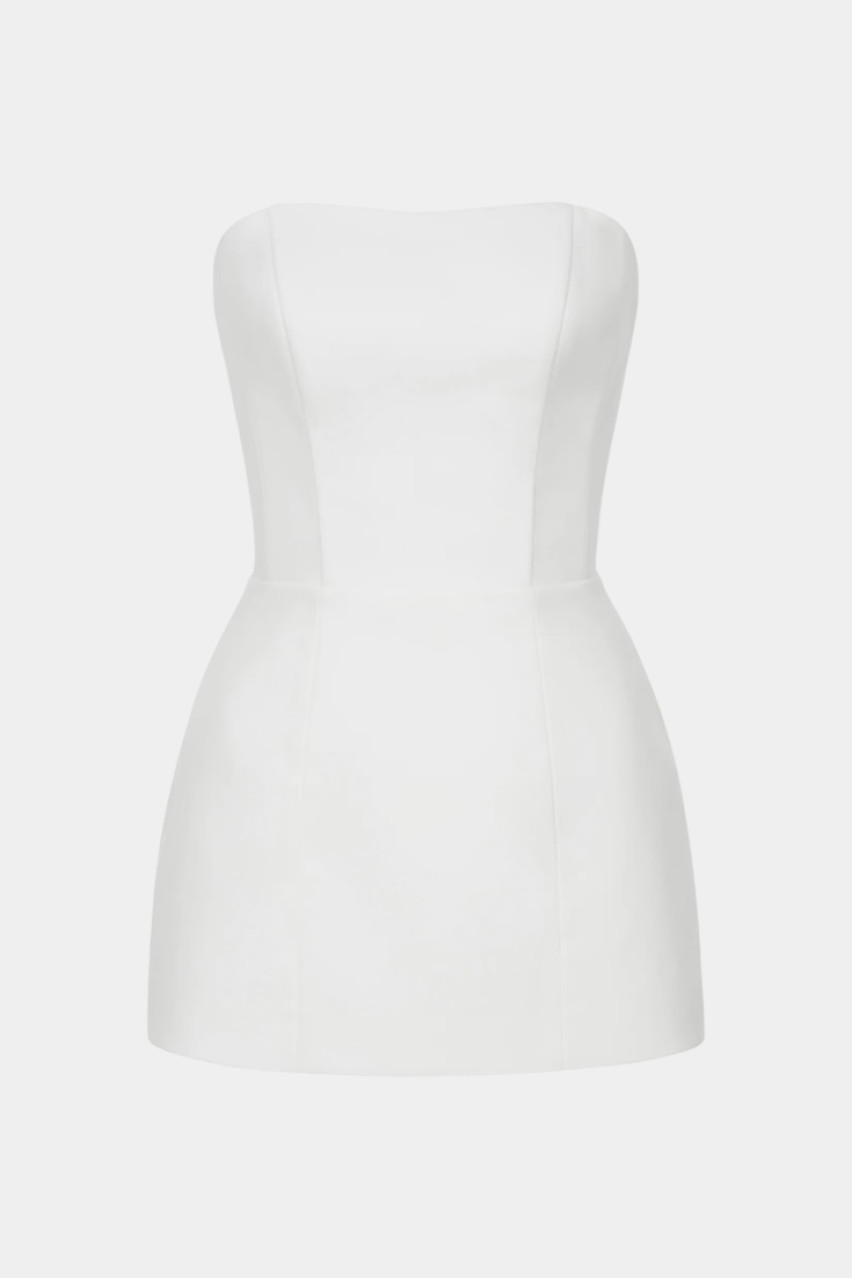 Белый удлиненный корсет LILI MAGER