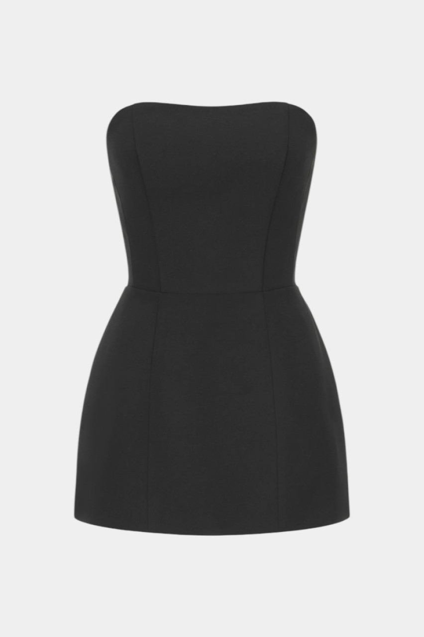 Черный удлиненный корсет LILI MAGER