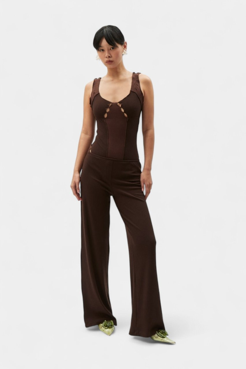 Шоколадні піжамні штани LL1049B LONDI